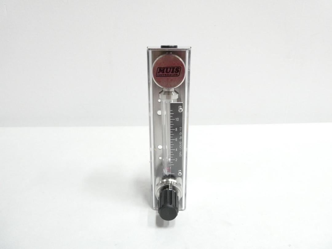 MUIS CONTROLS 74C234G041223210 VARIABLE AREA FLOW METER 11-1/2GPH 1/2IN NPT