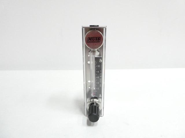 MUIS CONTROLS 74C234G041223210 VARIABLE AREA FLOW METER 11-1/2GPH 1/2IN NPT