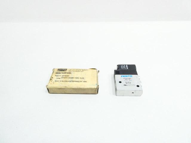 FESTO CPE14-M1BH-3OL-1/8 PNEUMATIC SOLENOID VALVE 24V-DC 8BAR 1/8IN NPT