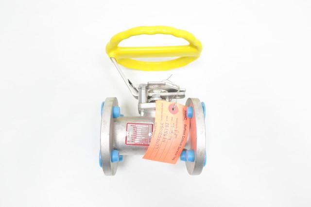 APOLLO 87A505B62D CONBRACO MANUAL STAINLESS FLANGED BALL VALVE 1IN