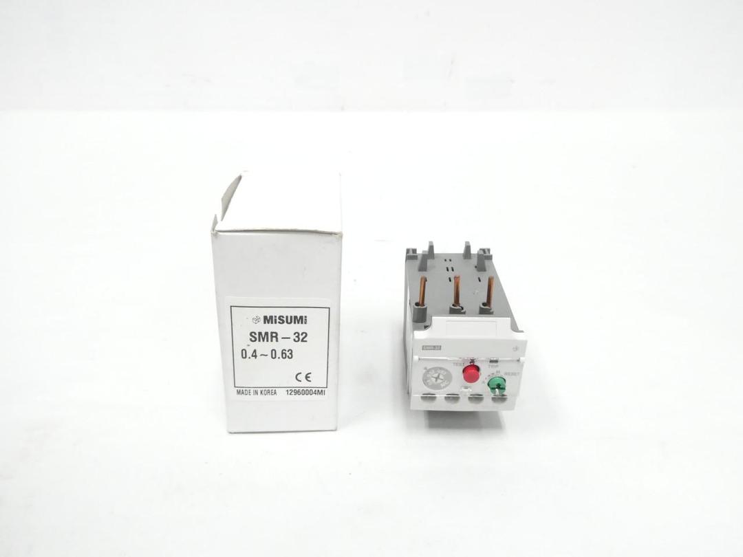 MISUMI SMR-32 OVERLOAD RELAY 0.4-0.63A AMP