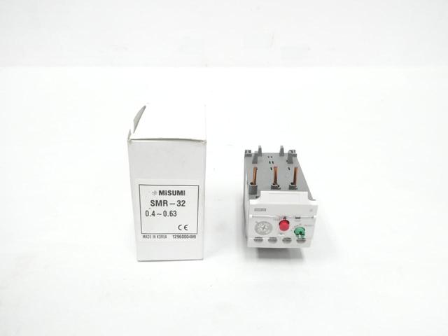 MISUMI SMR-32 OVERLOAD RELAY 0.4-0.63A AMP