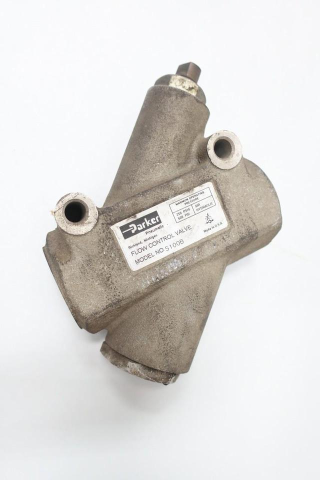 PARKER S100B FLOW CONTROL VALVE 250PSI 1IN NPT
