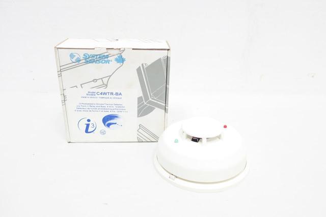 SYSTEM SENSOR C4WTR-BA I3 SMOKE DETECTOR 12/24V-DC