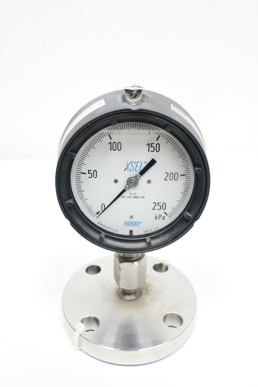 WIKA 232.34 PRESSURE GAUGE 4-1/2IN 1/2IN NPT 0-250KPA
