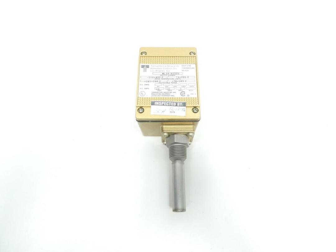 BARKSDALE ML1H-H352S TEMPERATURE SWITCH -100-400F 125/250/480V-AC