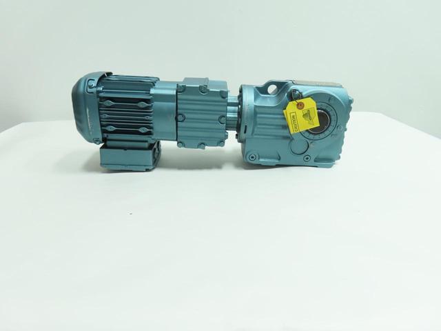 SEW EURODRIVE KA37R17DRS71S4 GEARMOTOR 0.9RPM 1/4HP 230/460V-AC