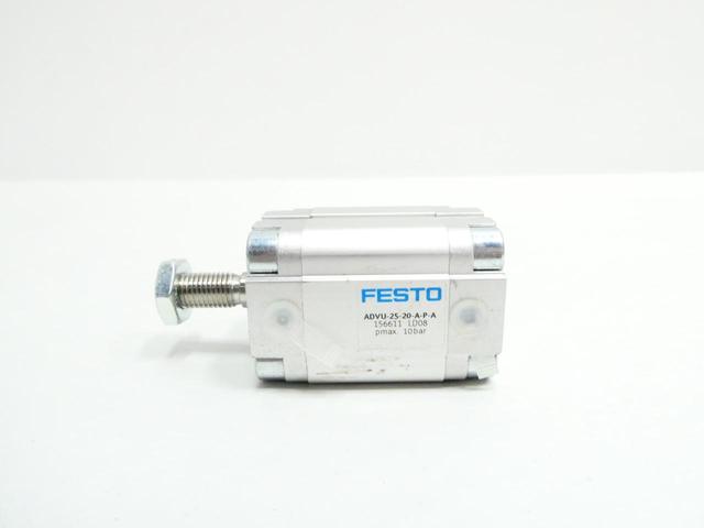 FESTO ADVU-25-20-A-P-A DOUBLE ACTING PNEUMATIC CYLINDER 25MM 20MM 10BAR