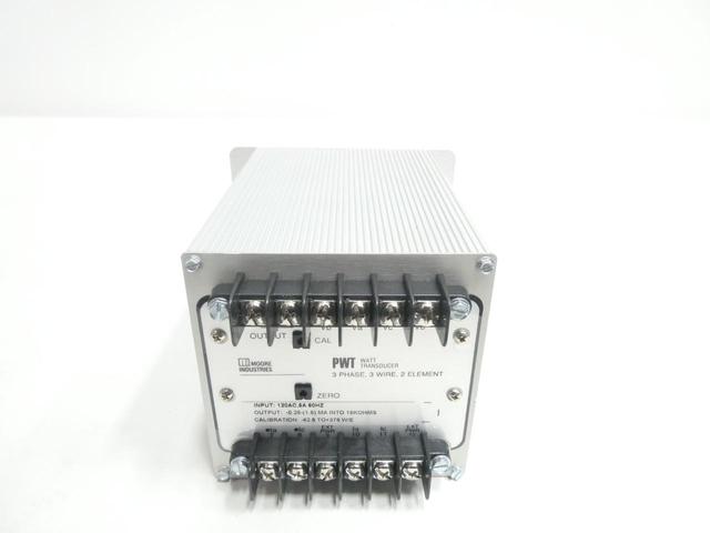 MOORE INDUSTRIES PWT/120AC,5A/-0.25-(1.5)MA/2E-SPC WATT TRANSDUCER 3PH 3W 120VAC