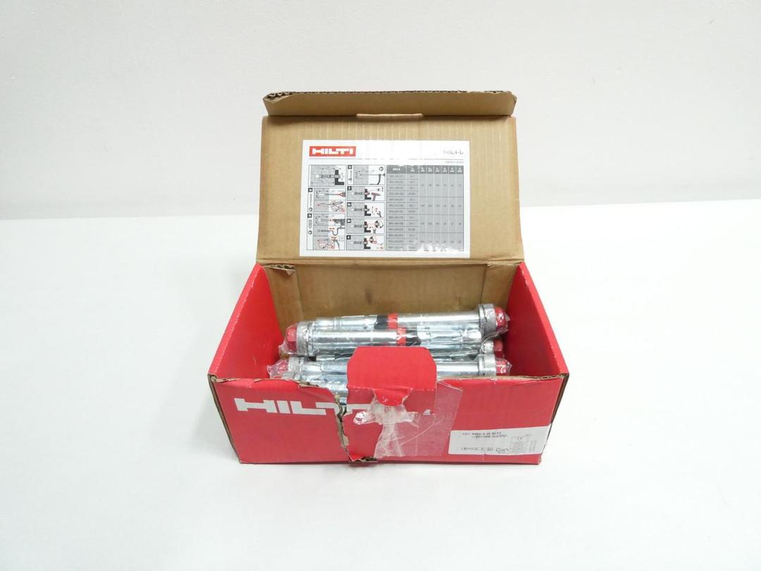 BOX OF 10 HILTI HSL4-B M12 HEAVY DUTY WEDGE ANCHOR 18X166