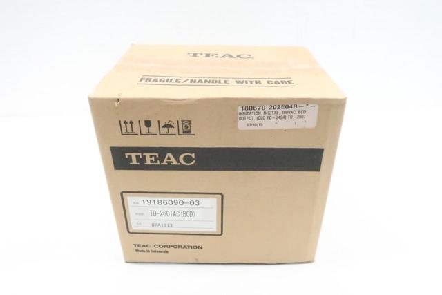 TEAC TD-260TAC DIGITAL BCD OUTPUT INDICATOR 100V-AC