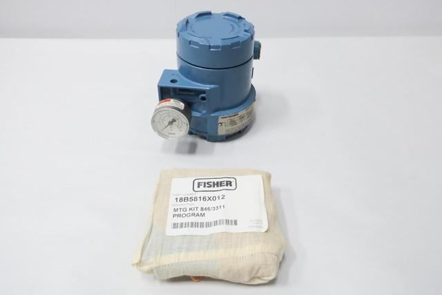 FISHER ROSEMOUNT 3311DM1W1K5 CURRENT TO PRESSURE TRANSDUCER 4-20MA 5-18PSI