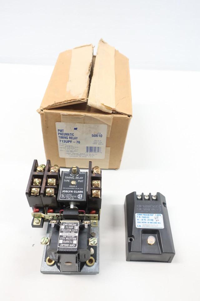 DANAHER 713UPF-76 PNEUMATIC TIMING RELAY 110-120V-AC