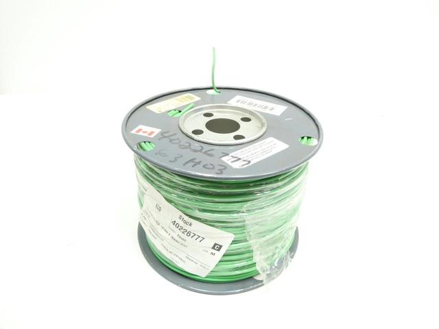PTI RW90-XLPE GREEN WIRE 1C 7STR 14AWG 300M 600V-AC