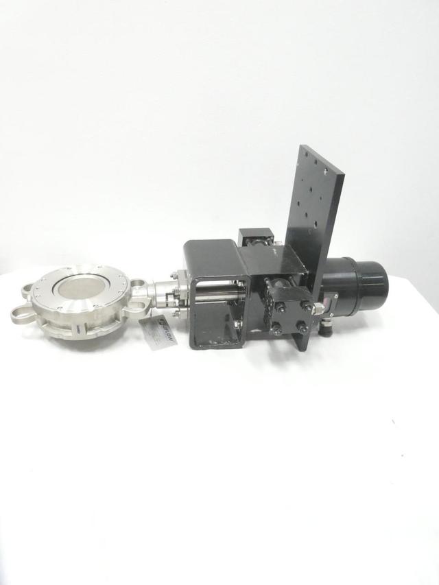 J-FLOW CONTROLS A-8234BCCCW110 PNEUMATIC STAINLESS WAFER BUTTERFLY VALVE 150 4IN