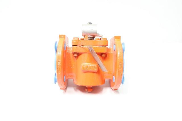 XOMOX 061-DI-PSA-W TUFLINE IRON FLANGED PLUG VALVE 2IN 150
