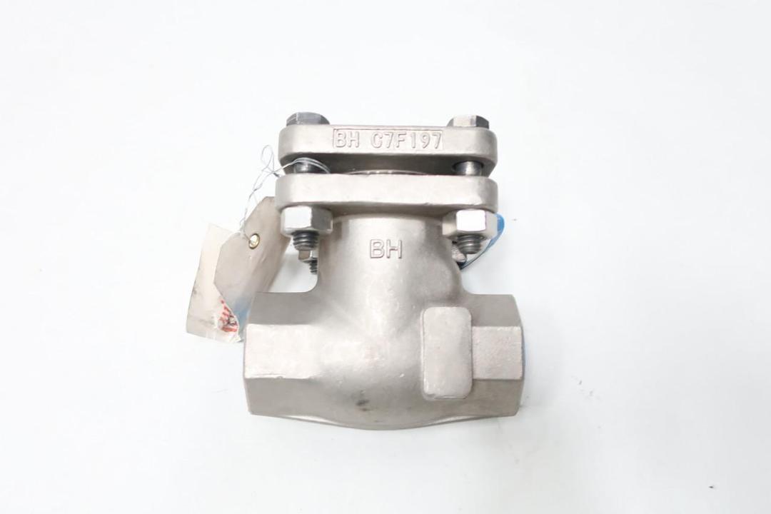 POWELL 2341TN0TXXX STAINLESS THREADED CHECK VALVE 1IN NPT 200