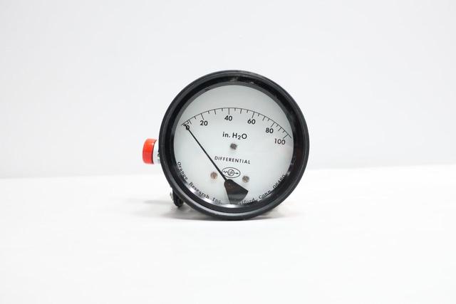ORANGE RESEARCH 1831DG 30934 DIFFERENTIAL PRESSURE GAUGE 0-100IN-H2O 1/4IN NPT