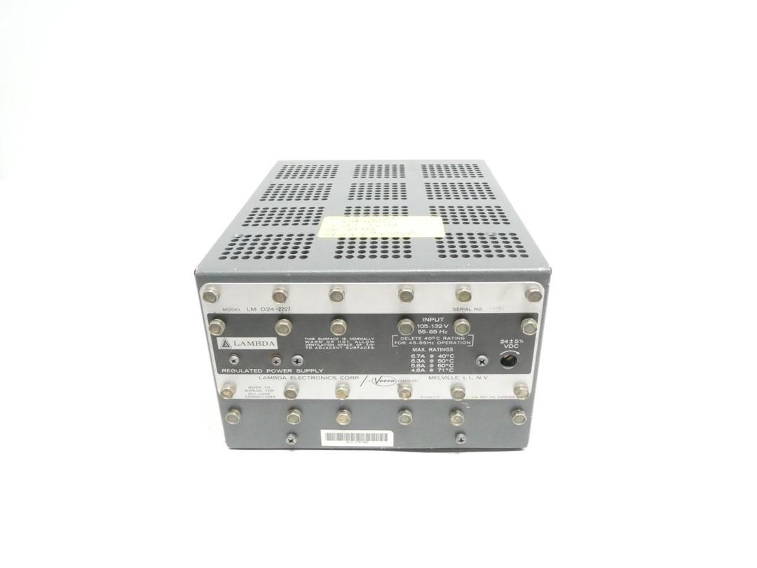 LAMBDA LM D24-2207 POWER SUPPLY 105-132V-AC 6.7A AMP 24V-DC