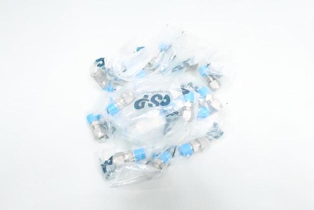 BOX OF 20 SSP ISSD6MC4 STAINLESS MALE CONNECTOR 3/8IN TUBE X 1/4IN NPT