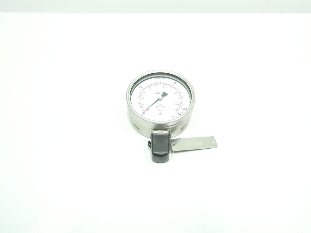 WIKA 232.50.100 PRESSURE GAUGE 1/2IN NPT 0-160PSI 