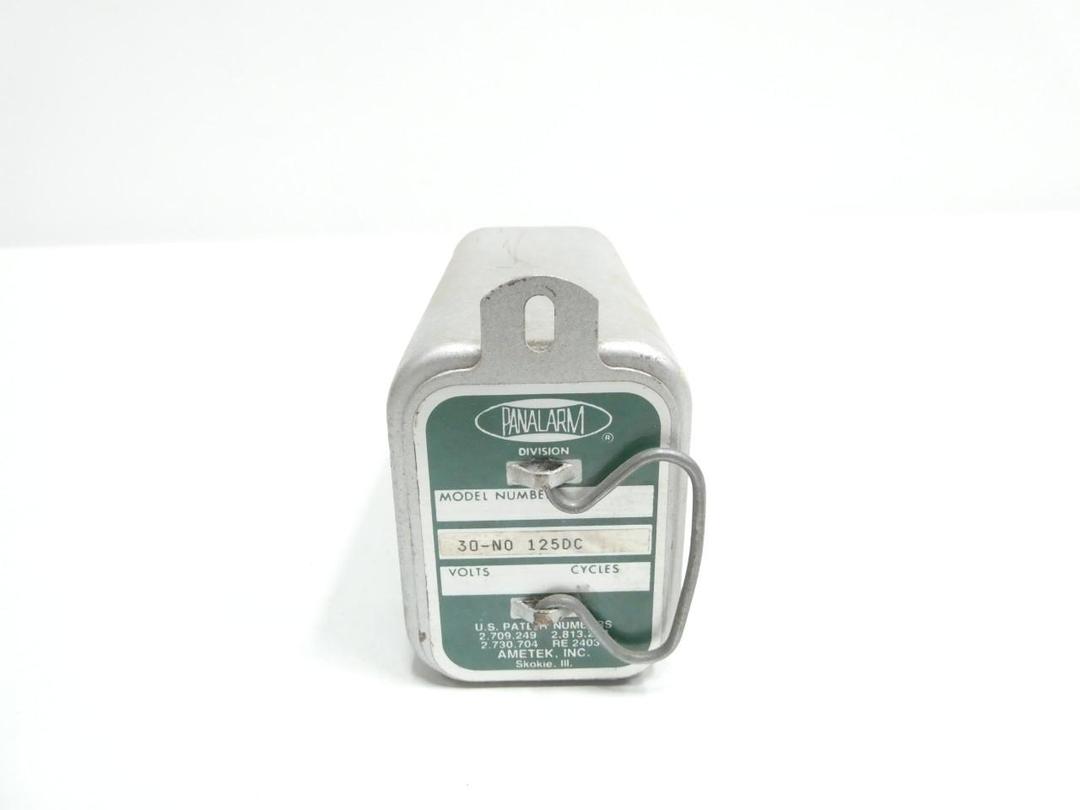 PANALARM 30-N0 PLUG-IN RELAY 125V-DC