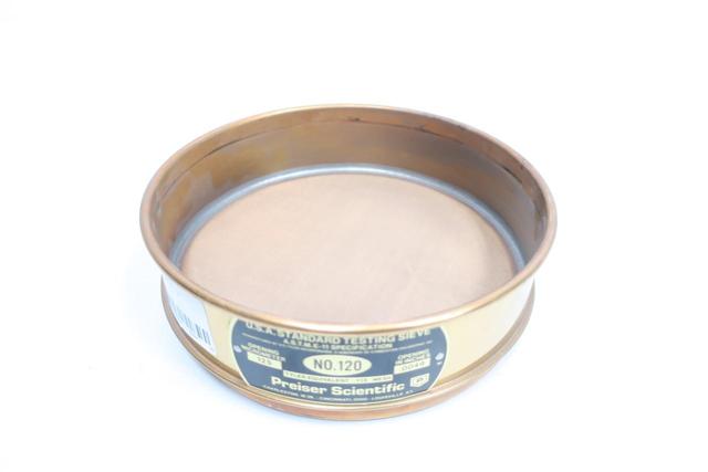PREISER SCIENTIFIC 120 8IN STANDARD TESTING SIEVE 0.0049IN