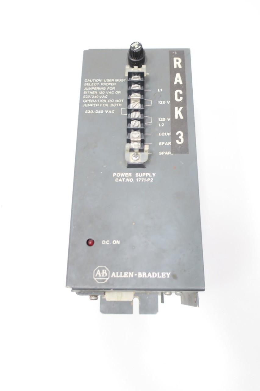 ALLEN BRADLEY 1771-P2 PLC-5 POWER SUPPLY MODULE SER B