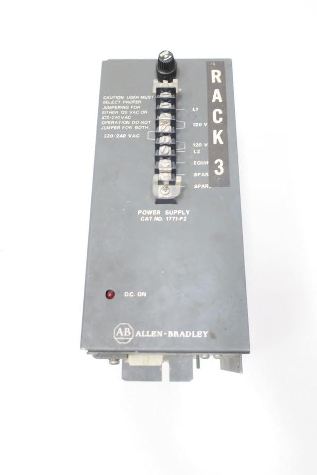 ALLEN BRADLEY 1771-P2 PLC-5 POWER SUPPLY MODULE SER B