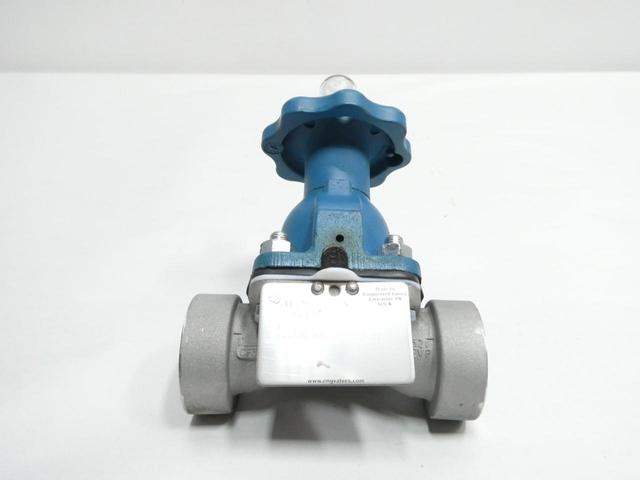 ITT 1-2470-R2-903 DIA-FLO MANUAL STAINLESS SOCKET WELD DIAPHRAGM VALVE 1IN