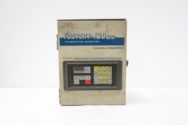 TOSHIBA VT130G2U4025 TRANSISTOR INVERTER 460V-AC 0.1-80/400HZ 460V-AC 2HP