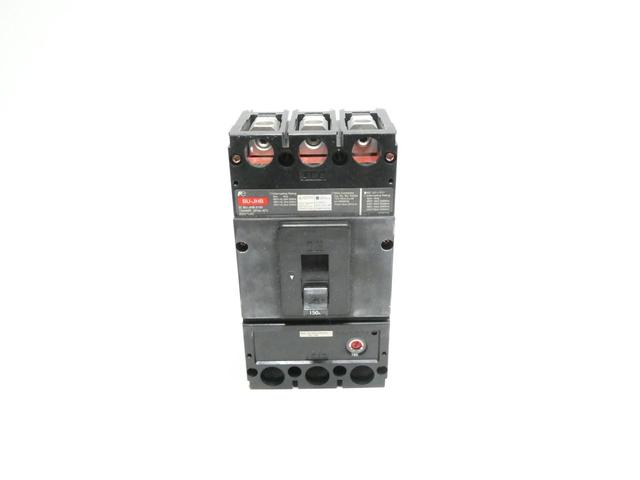 FUJI BU-JHB3150 MOLDED CASE CIRCUIT BREAKER 3P 150A AMP 600V-AC