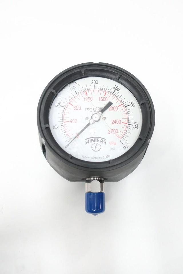 WINTERS PPC5068 PRESSURE GAUGE 4-1/2IN 0-400PSI 1/2IN NPT