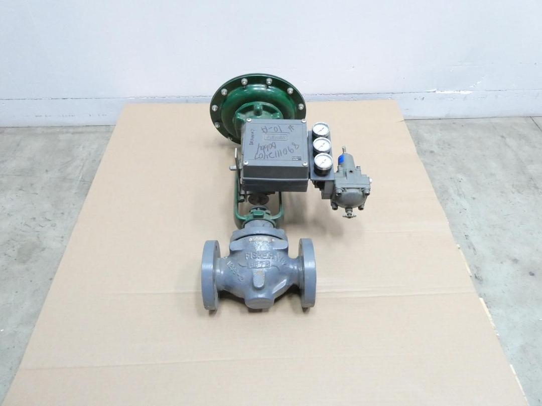 FISHER EZ 667 SIZE 30 3582 PNEUMATIC STEEL CONTROL VALVE 1-1/2IN 600