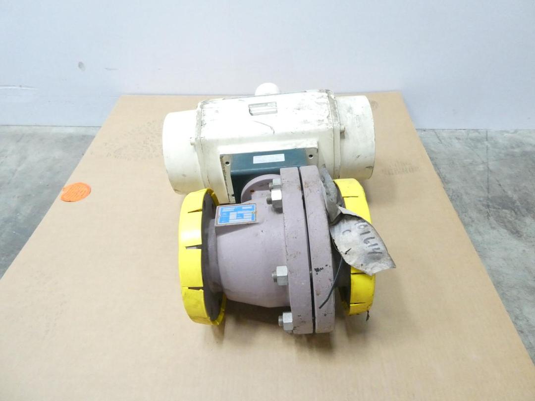 ATOMAC AK2-0000041 EL-O-MATIC PNEUMATIC PFA LINED BALL CONTROL VALVE 4IN 150