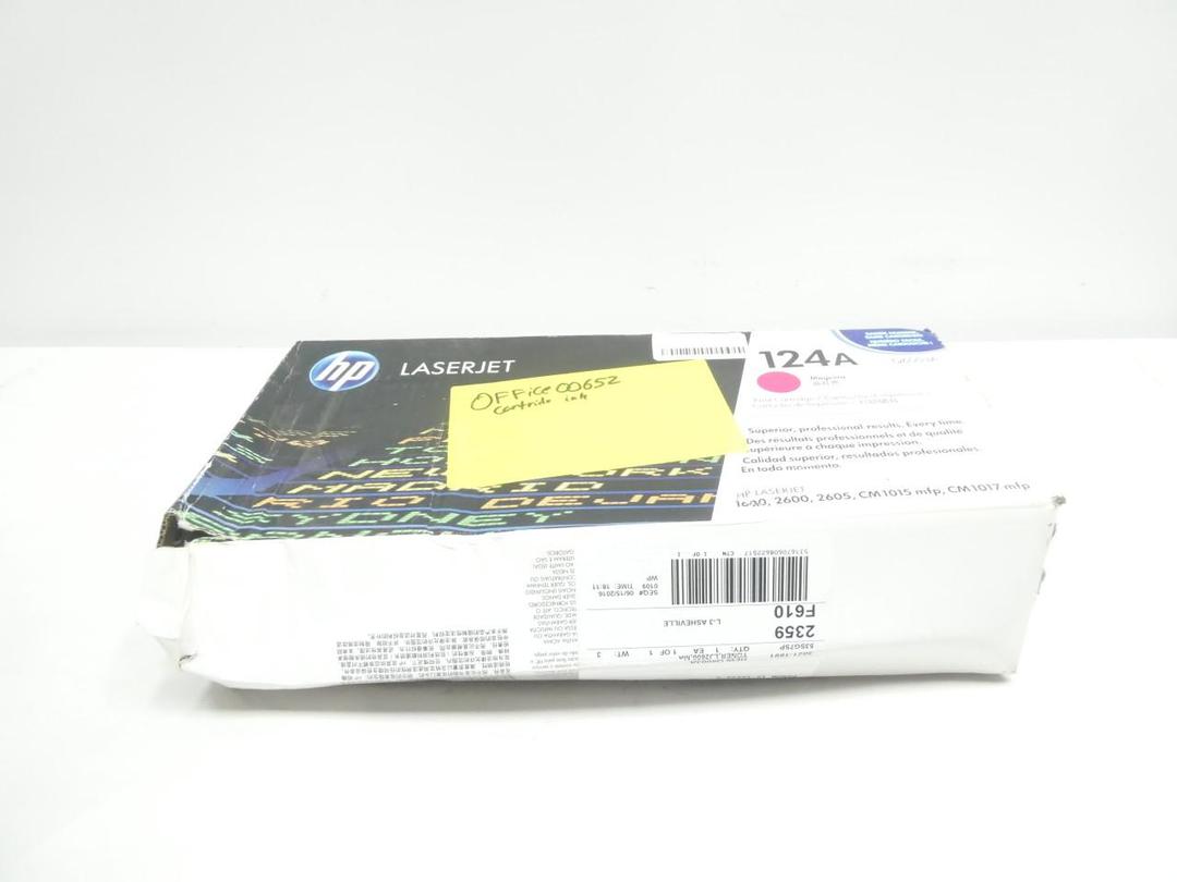 GENUINE HEWLETT PACKARD HP Q6003A LASERJET 124A MAGENTA PRINT CARTRIDGE OEM