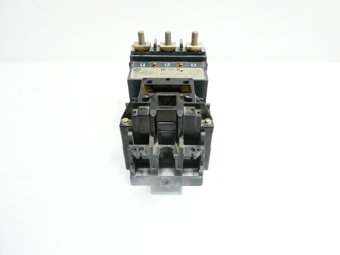 ALLEN BRADLEY 509-FO* SIZE 5 AC CONTACTOR 270A AMP 200HP