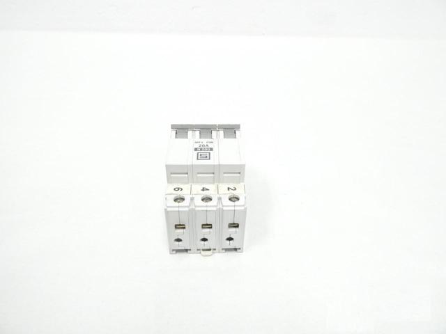 SCHURTER AS168X-CB3 H200 MINIATURE CIRCUIT BREAKER 3P 20A AMP 480V-AC