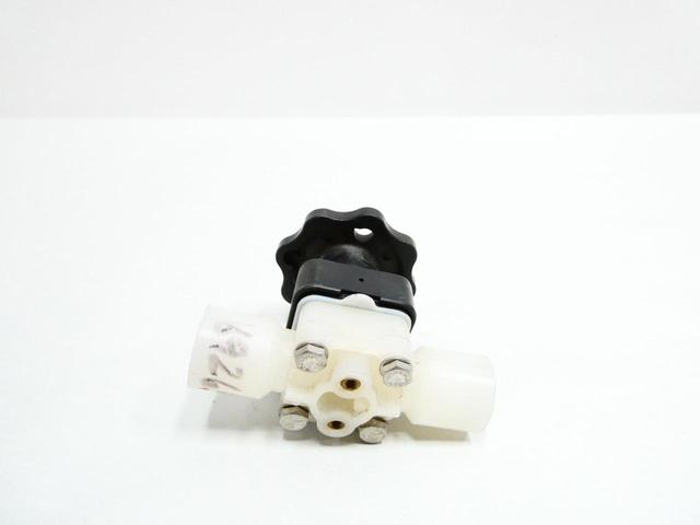 ITT 005-2417-923-00R DIA-FLO MANUAL PVC THREADED DIAPHRAGM VALVE 1/2IN NPT