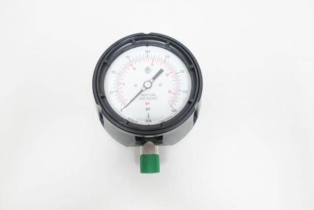 MCDANIEL CONTROLS MPB/SCHB AB40705 PRESSURE GAUGE 4-1/2IN 0-400PSI 1/2IN NPT