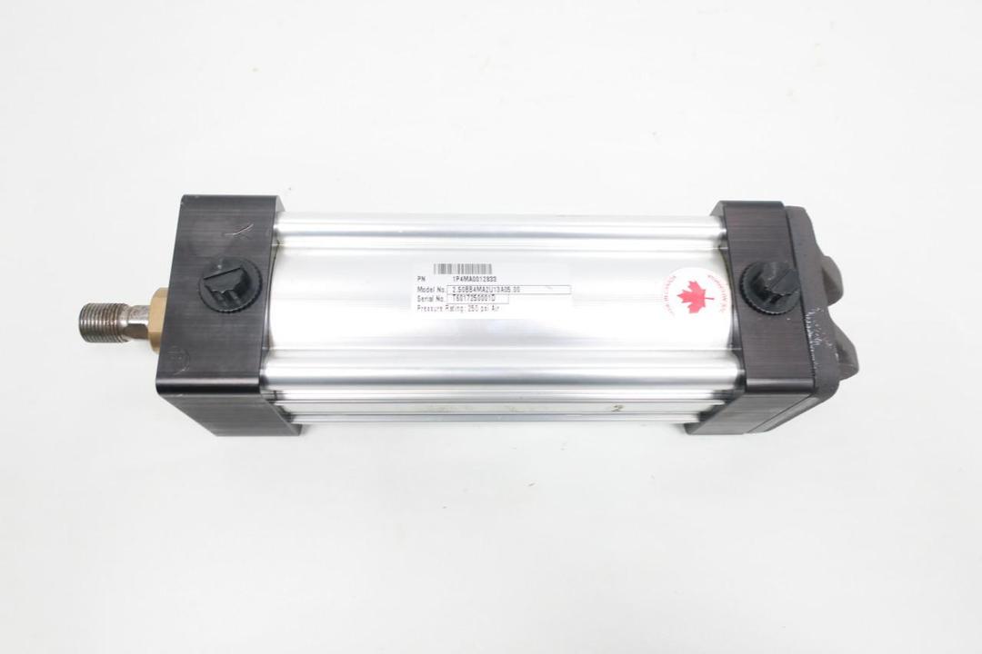 PARKER 02.50 BB4MA2U13A 5.000 DOUBLE ACTING PNEUMATIC CYLINDER 2.5IN 5IN 250PSI