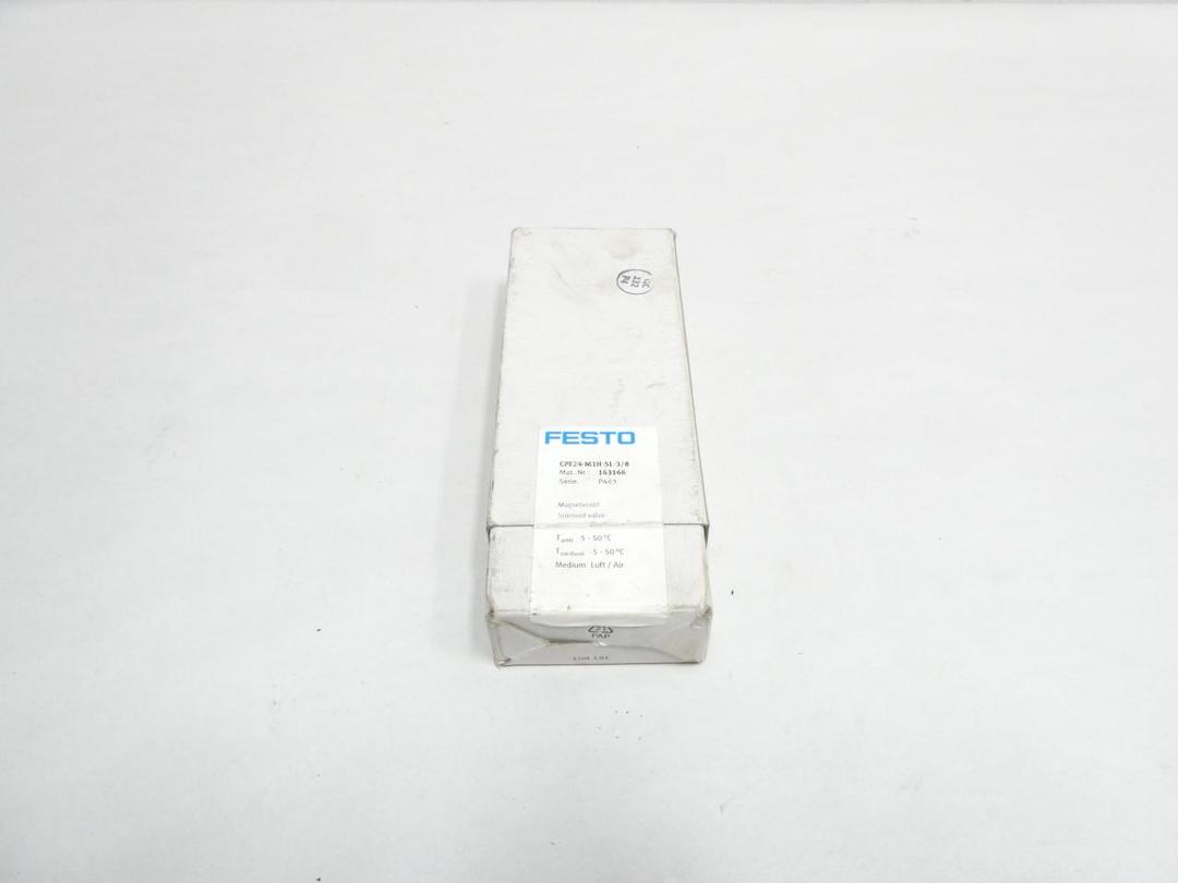 FESTO CPE24-M1H-5L-3/8 PNEUMATIC SOLENOID VALVE 24V-DC 3/8IN NPT 145PSI