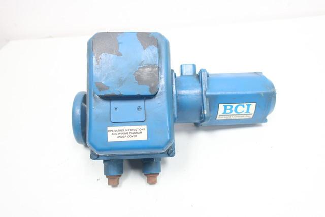 BERNARD 0A8MG-025-95014 ELECTRIC VALVE ACTUATOR 115V-AC