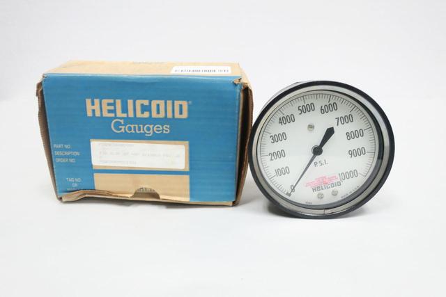 HELICOID F3G3K3A0G0000 430-ALSF-SM-4BK-0/1000 PRESSURE GAUGE 1/4IN 0-1000PSI