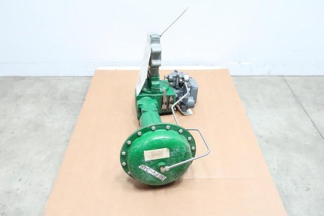 FISHER 8560 1052 SIZE 40 DVC6020 PNEUMATIC STEEL CONTROL VALVE 4IN 150