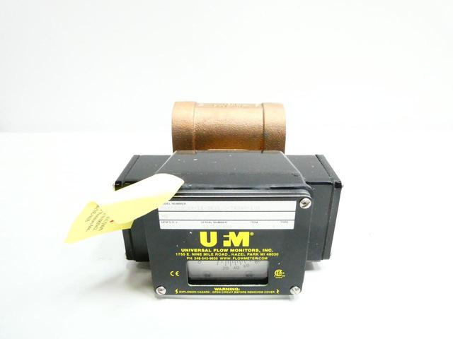 UFM MN-FSB80GM-12-32V1.0-TX3WR-18D VARIABLE AREA FLOW METER 0-80GPM 1-1/2IN NPT