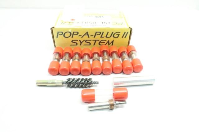 BOX OF 10 EXPANSION SEAL P2-760-F POP-A-PLUG II HEAT EXCHANGER TUBE PLUG
