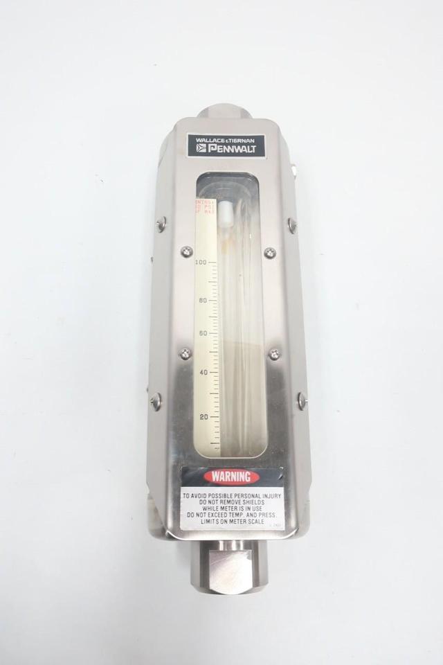 WALLACE & TIERNAN 5210B02212XXI FLOW METER 0-100PERCENT 3.451GPM 3/4IN NPT