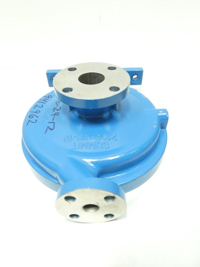 SUMMIT 2196 1X2-10 STAINLESS CENTRIFUGAL PUMP CASING CASE REPLACES GOULDS 3196MT