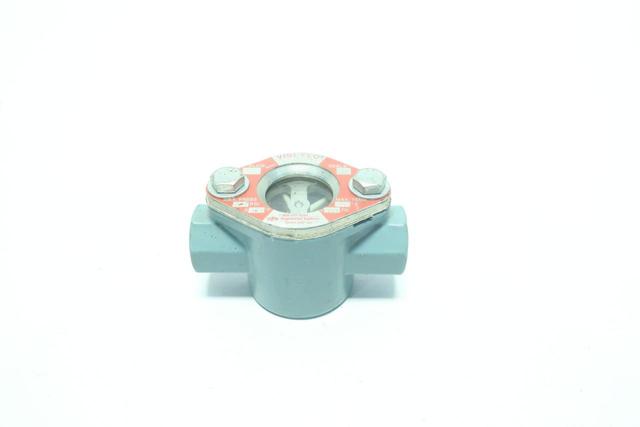 OPW 1421 VISI-FLO 200PSI STEEL 1/2IN GLASS SIGHT FLOW INDICATOR